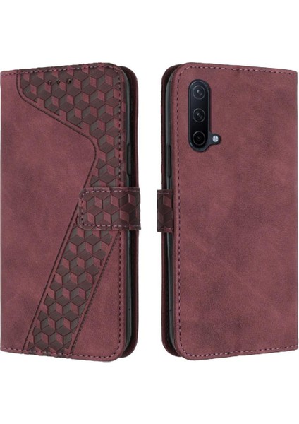 Oneplus Nord Ce 5g Flip Için Telefon Kılıfı Folio Kart Yuvaları Kapak Manyetik (Yurt Dışından)