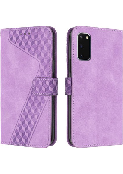 Samsung Galaxy S20 Cüzdan Manyetik Kart Yuvaları Için Telefon Kılıfı Kapak Çevirin (Yurt Dışından)