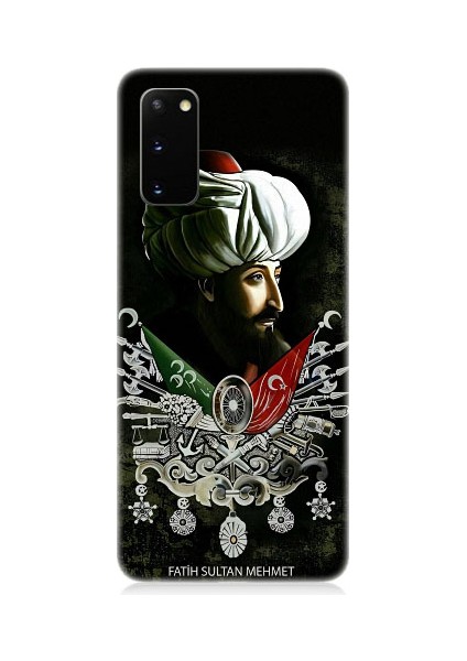 Samsung Galaxy S20 Uyumlu Fatih Sultan Mehmet Han Desenli Silikon Kılıf