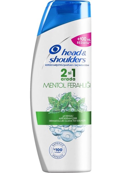 Head & Shoulders Şampuan 2+1 Mentol 350 ml x 6 Adet