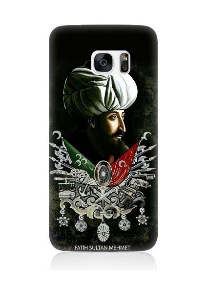 Samsung Galaxy S7 Edge Uyumlu Fatih Sultan Mehmet Han Desenli Silikon Kılıf