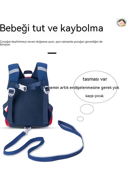 Ilkokul Öğrencileri Için Anaokulu Okul Karikatür Küçük Dinozor Çocuk Ilkokul Öğrencileri Için Okul Yükü Azaltmak Için Büyük Boy 3-7 Yaş Çanta (Yurt Dışından)