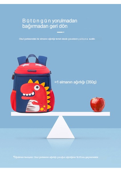 Ilkokul Öğrencileri Için Anaokulu Okul Karikatür Küçük Dinozor Çocuk Ilkokul Öğrencileri Için Okul Yükü Azaltmak Için Büyük Boy 3-7 Yaş Çanta (Yurt Dışından)