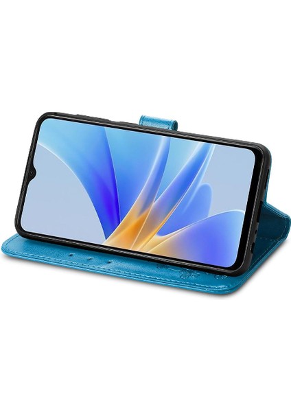 Oppo A17 Flip Kapak Için Kılıf Kısa Kayış Deri Kılıf Zarif Iş (Yurt Dışından) fiyatları