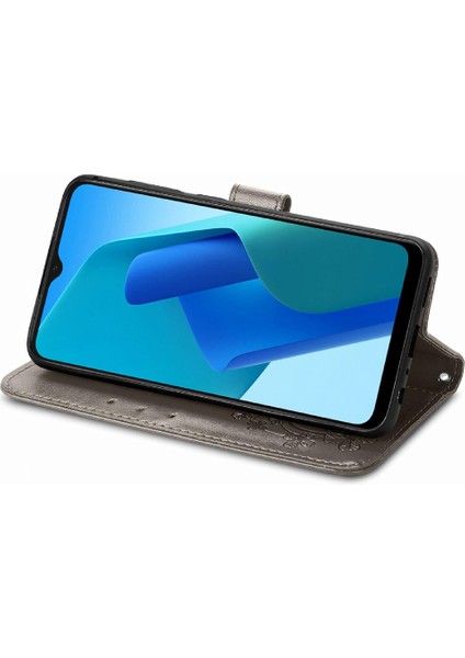 Oppo A16K Zarif Iş Flip Kapak Için Kılıf Kısa Kayış Dört Yaprak (Yurt Dışından) fiyatları