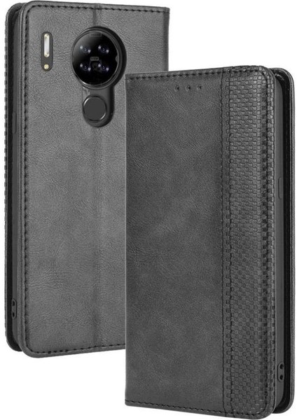 Blackview A80 Cüzdan Manyetik Kapatma Pu Deri Için Kılıf (Yurt Dışından)