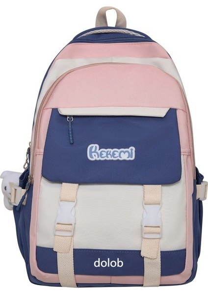 Kız Okul Taze Kore Tarzı Ilkokul Öğrencileri Için Zıt Renkler Ortaokul Öğrencileri Büyük Kapasiteli Sırt Yüksek Değerli Sırt Çantası (Yurt Dışından)