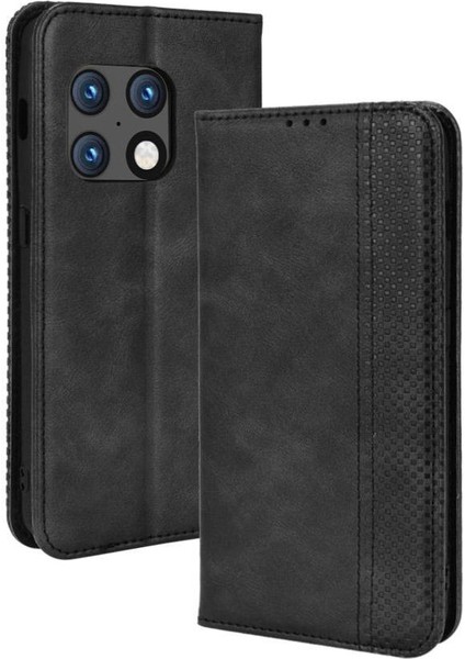 Oneplus 10 Için Kılıf Pro 5g Cüzdan Manyetik Kapatma Pu Deri (Yurt Dışından)