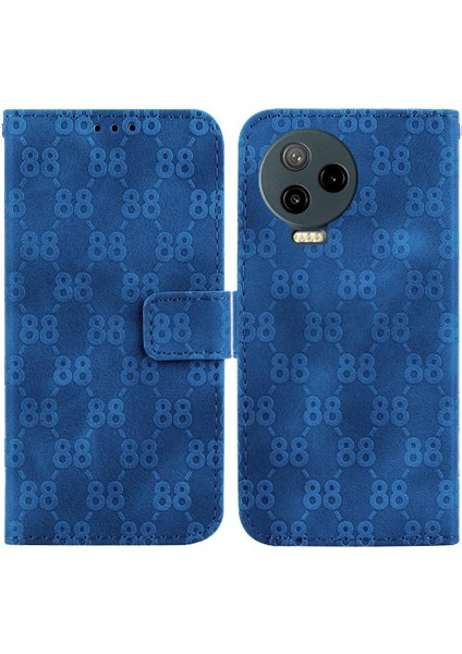Infinix Not 12 2023 Çift 8 Kabartmalı Kart Tutucu Pu Kapak Için Telefon Kılıfı (Yurt Dışından)