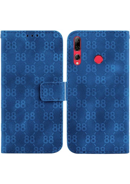 Telefon Kılıfı Için Huawei Y9 Başbakan 2019 Kickstand Pu Deri Cüzdan Kapak 8 (Yurt Dışından)