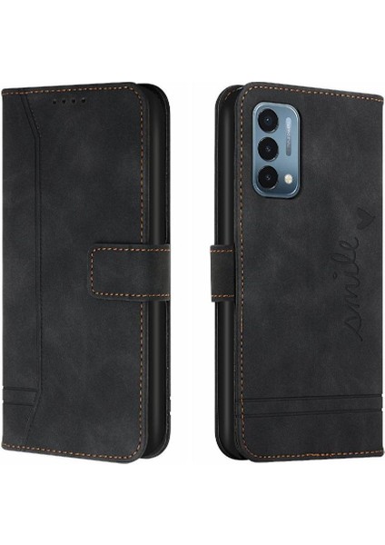 Oneplus Nord N200 Kart Yuvaları Kapak Için Telefon Kılıfı Manyetik Kapatma El Pu (Yurt Dışından)