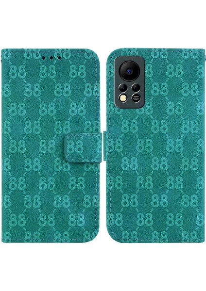 Infinix Sıcak 11S Nfc Kart Tutucu Cüzdan Kapak Için Telefon Kılıfı Çift 8 Pu (Yurt Dışından)