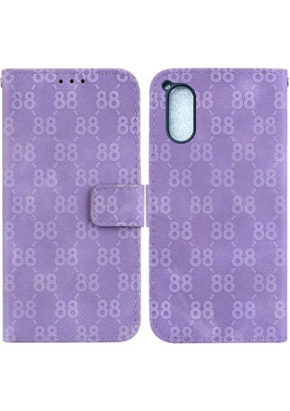 Sony Xperia 5 V Için Telefon Kılıfı Cüzdan Kapak Pu Deri Kart Tutucu Çift (Yurt Dışından)