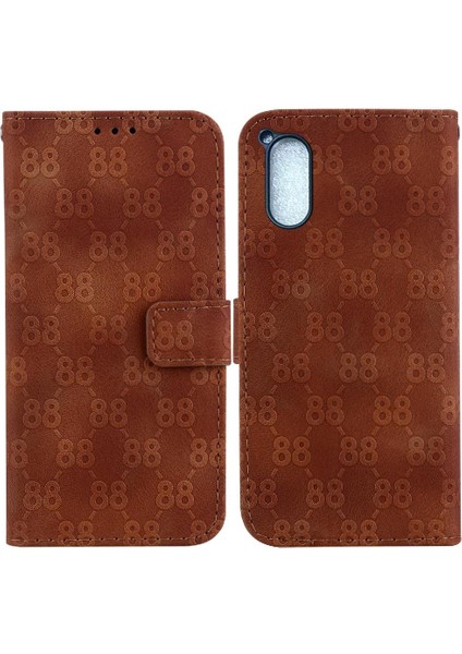 Sony Xperia 5 V Için Telefon Kılıfı Cüzdan Kapak Pu Deri Kart Tutucu Çift (Yurt Dışından)