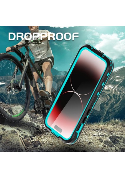 Iphone 15 Için Kılıf Pro IP68 Su Geçirmez Tam Su Geçirmez Dahili 12FT Askeri (Yurt Dışından) modelleri