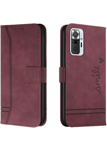 Telefon Kılıfı Için Xiaomi Redmi Not 10 Pro 4g Flip Folio Cüzdan Manyetik El (Yurt Dışından)