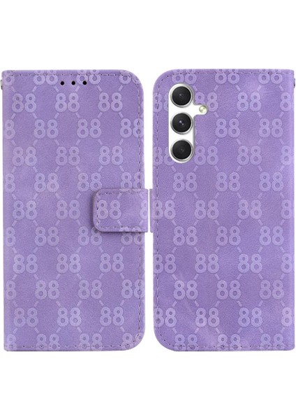 Samsung Galaxy S24 5g Için Telefon Kılıfı Kickstand Kart Tutucu Cüzdan Kapak Pu (Yurt Dışından)