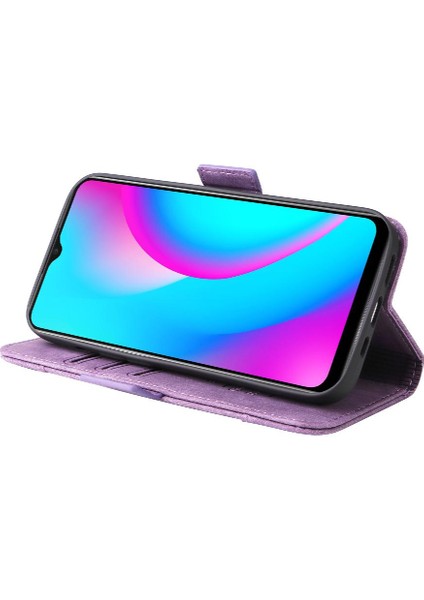 Realme C15 Tpu Deri Manyetik Kart Yuvaları Için Kılıf Cüzdan Kapak Çevirin (Yurt Dışından) indirimleri