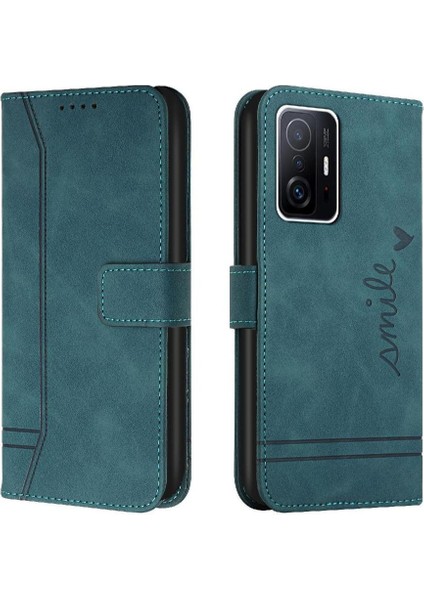 Telefon Kılıfı Için Xiaomi 11T/11T Pro Flip Folio Cüzdan Pu Deri Manyetik (Yurt Dışından)