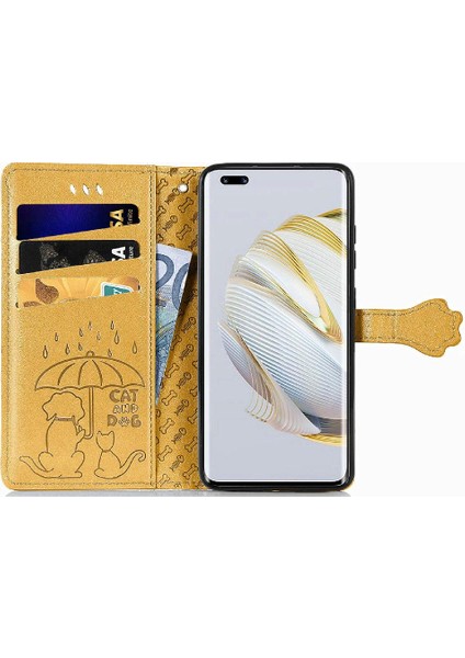 Huawei Nova 10 Pro Için Kılıf Kapak Çevirin Karikatür Hayvanlar Darbeye Kısa (Yurt Dışından)