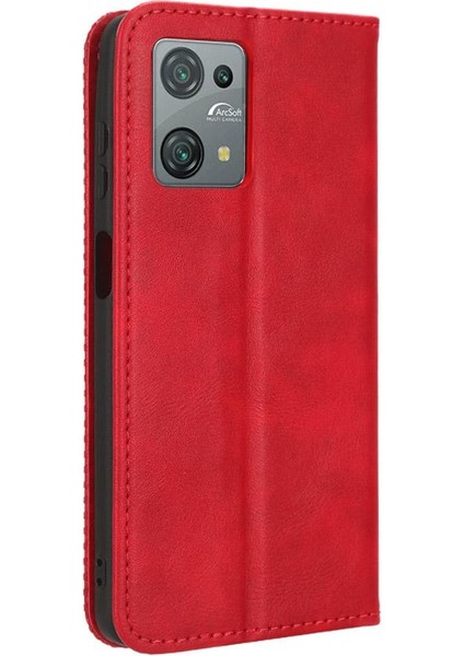 Blackview Oscal C30/C30 Pro Manyetik Kapatma Cüzdan Pu Deri Için Kılıf (Yurt Dışından)