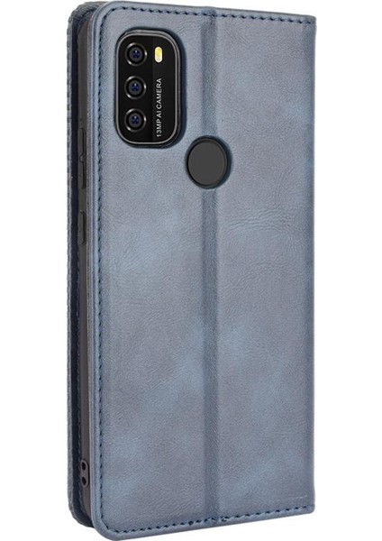 Blackview A70 Manyetik Kapatma Pu Deri Cüzdan Için Kılıf (Yurt Dışından)