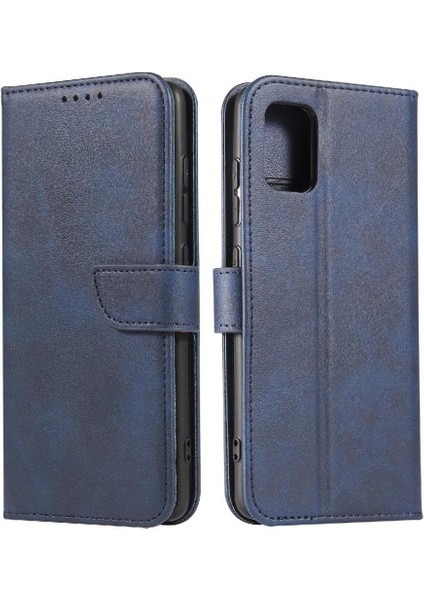 Samsung Galaxy A51 4G/M40S Manyetik Karbon Fiber Tam Koruma (Yurt Dışından)