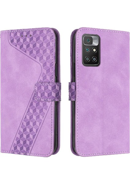 Telefon Kılıfı Için Xiaomi Redmi 10 4g Cüzdan Flip Folio Kart Yuvaları Kapak (Yurt Dışından)