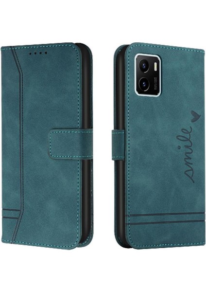 Vivo Y15S/Y15A Kart Yuvaları Için Telefon Kılıfı Kapak Flip Folio Cüzdan Manyetik (Yurt Dışından)