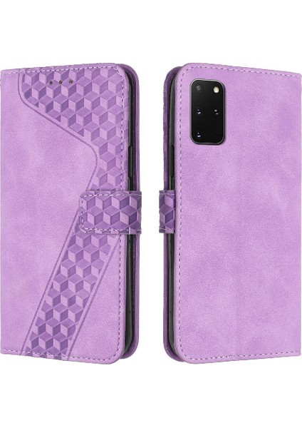 Samsung Galaxy S20 Artı Kickstand Flip Folio Cüzdan Kartı Için Telefon Kılıfı (Yurt Dışından)