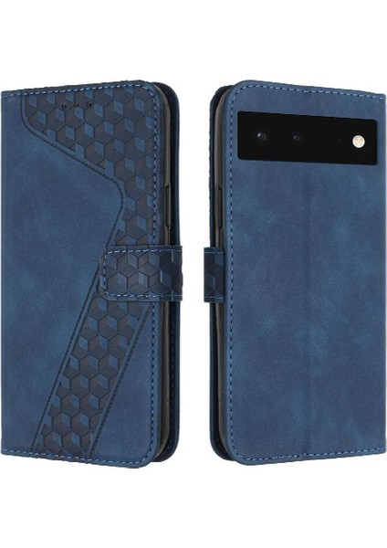 Google Piksel 6 Flip Folio Cüzdan Manyetik Kart Yuvaları Kapak Için Telefon Kılıfı (Yurt Dışından)