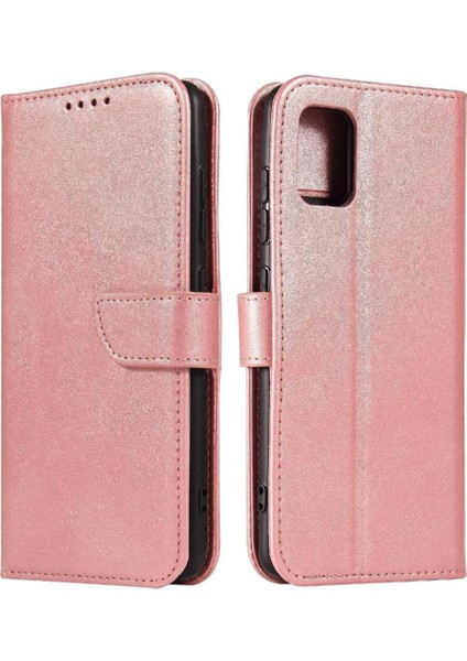 Samsung Galaxy A51 4G/M40S Manyetik Karbon Fiber Tam Koruma (Yurt Dışından)