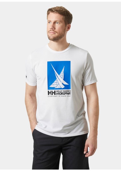 Hp Race Graphic Erkek Beyaz T-Shirt 34419-001