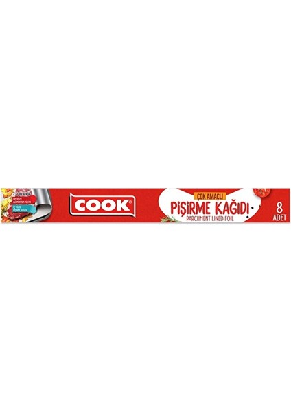 Cook Çok Amaçlı Pişirme Kağıdı 37X42 cm 8 Adet