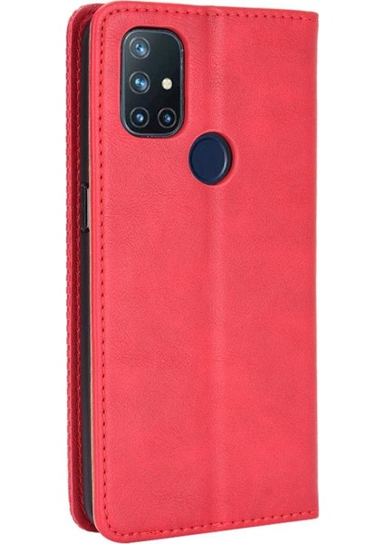 Oneplus Nord N10 5g Cüzdan Manyetik Kapatma Pu Deri Kılıf (Yurt Dışından)