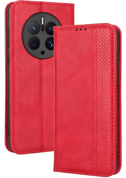 Huawei Mate 50 Pro Cüzdan Manyetik Kapatma Pu Deri Kılıf (Yurt Dışından)