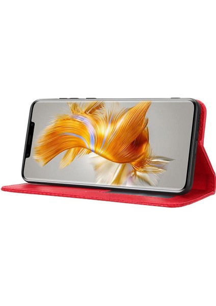 Huawei Mate 50 Pro Cüzdan Manyetik Kapatma Pu Deri Kılıf (Yurt Dışından)