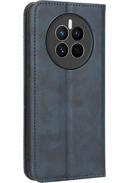 Huawei Mate 50 Için Kılıf Manyetik Kapatma Cüzdan Pu Deri (Yurt Dışından)