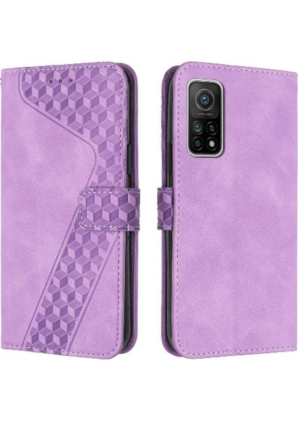 Telefon Kılıfı Için Xiaomi 10T/10T Pro Flip Folio Kickstand Manyetik Cüzdan (Yurt Dışından)