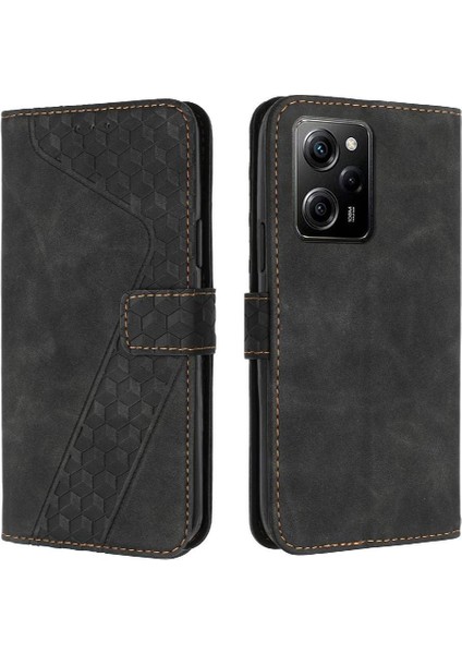 Telefon Kılıfı Için Xiaomi Poco X5 Pro Manyetik Kickstand Kart Yuvaları Kapak Çevirin (Yurt Dışından)