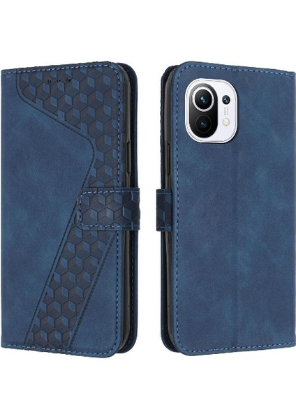 Xiaomi 11 Lite Için Telefon Kılıfı Kart Yuvaları Kapak Kickstand Manyetik Cüzdan (Yurt Dışından)