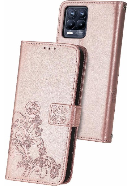 Realme 8 Pro Flip Kapak Kılıf Için Dört Yapraklı Yonca Kısa Kayış (Yurt Dışından) fırsatları