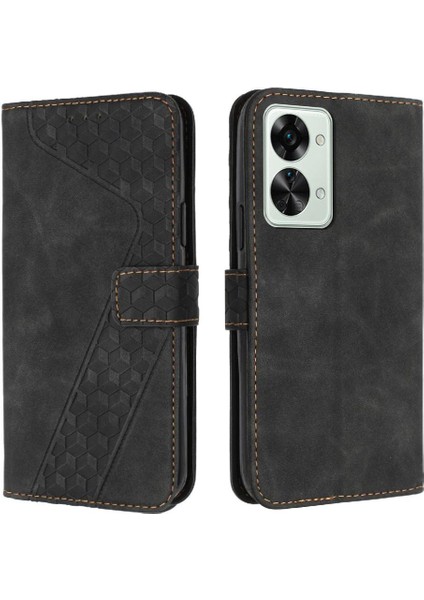 Oneplus Nord 2t Flip Folio Manyetik Cüzdan Kickstand Kart Için Telefon Kılıfı (Yurt Dışından)