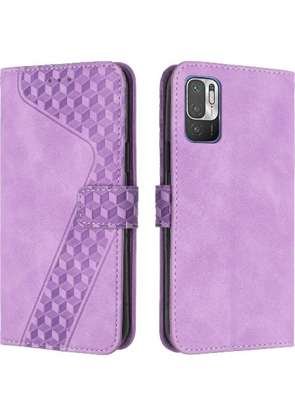 Telefon Kılıfı Için Xiaomi Redmi Not 10 5g Cüzdan Kart Yuvaları Kapak Kickstand (Yurt Dışından)