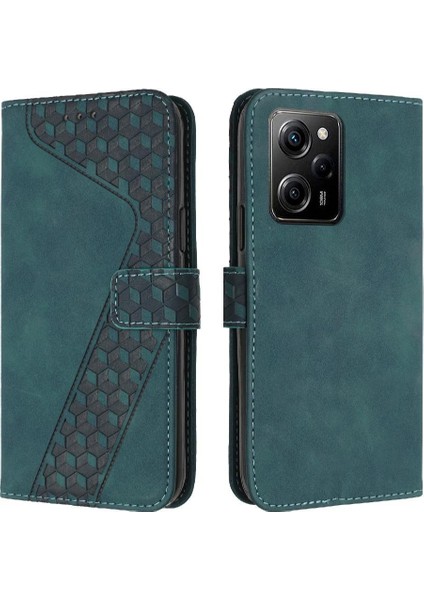 Telefon Kılıfı Için Xiaomi Poco X5 Pro Manyetik Kickstand Kart Yuvaları Kapak Çevirin (Yurt Dışından)