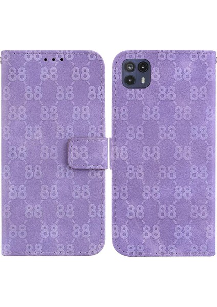 Motorola Moto G50 5g Için Telefon Kılıfı Kart Tutucu Cüzdan Kapak Çift 8 Pu (Yurt Dışından)