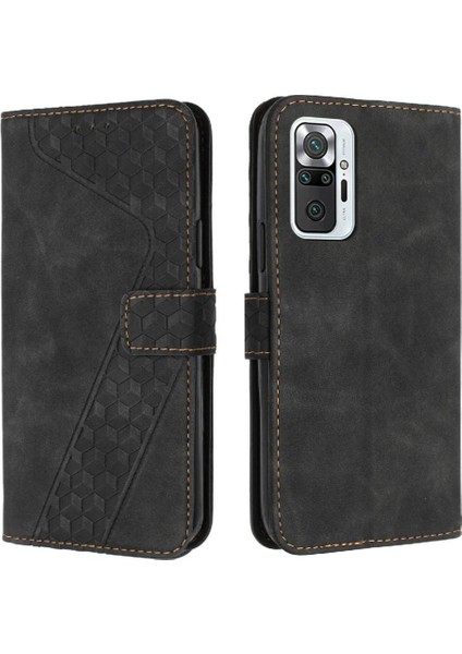 Telefon Kılıfı Için Xiaomi Redmi Not 10 Pro Max Kickstand Manyetik Flip Folio (Yurt Dışından)