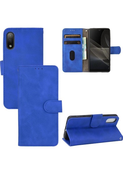 BDT Market Sony Xperia Ace Ii Için Kılıf Tam Koruma Deri Folio Flip Case Kart (Yurt Dışından)