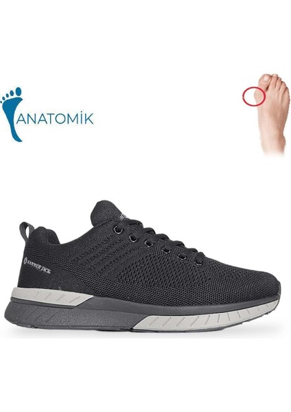 1824-MANAUS Anatomik Tabanlı Sneakers Ayakkabı - NKT01824-SIYAH-43 fiyatları