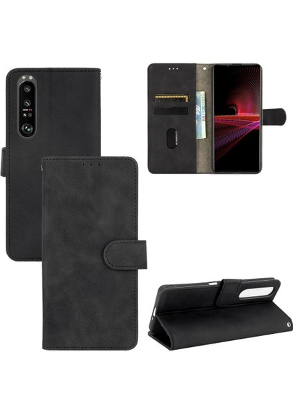 Kart Tutucu Kickstand ile Sony Xperia 1 Iii Koruyucu Kapak Için Kılıf (Yurt Dışından)